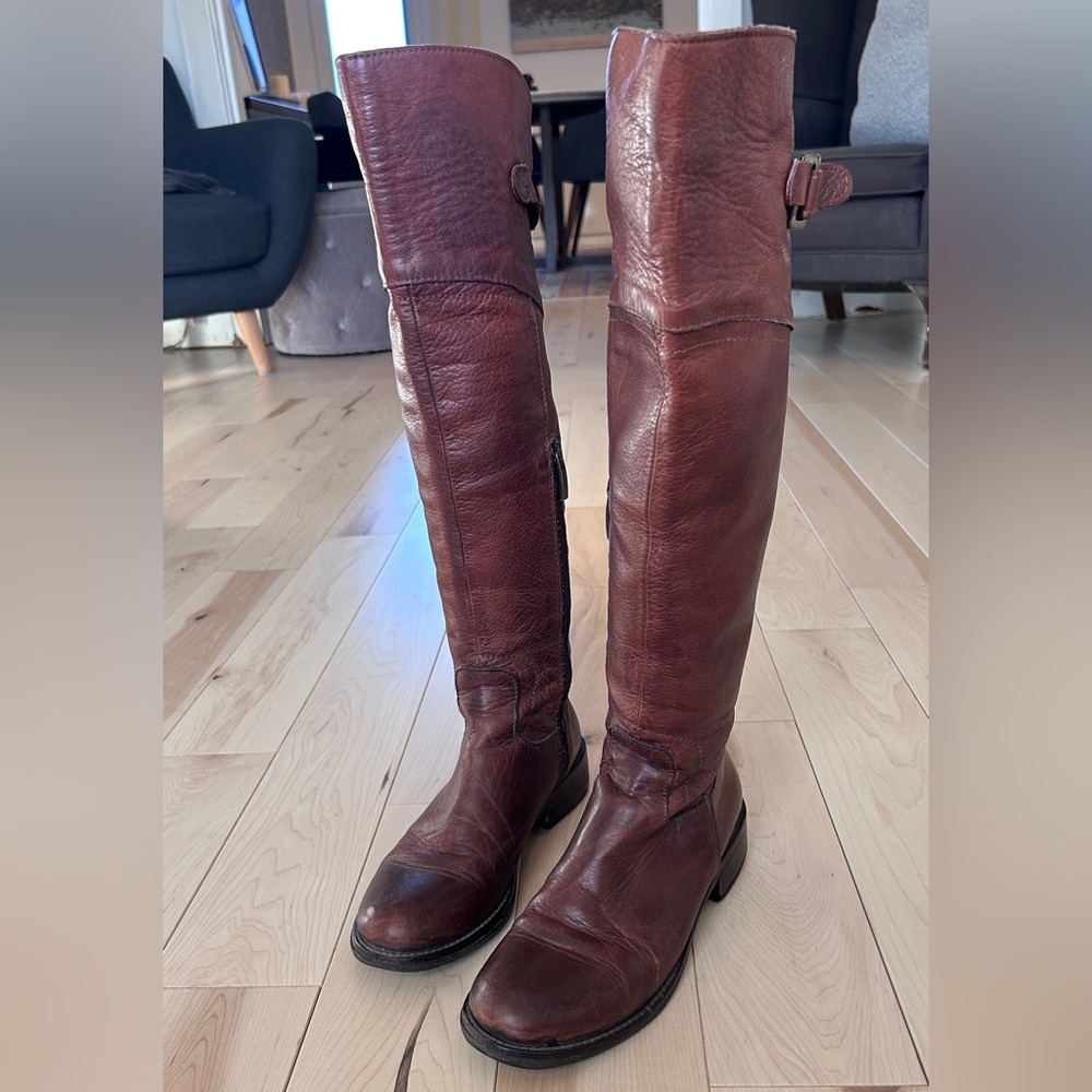 Emu Brown Over the Knee Boots